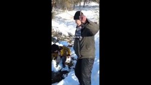 ОЛЕГ МОНГОЛ И САНЯ БЫК КУПАЮТСЯ В ТАЙГЕ