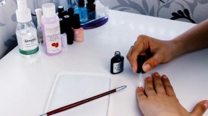 МАНИКЮР ГЕЛЬ-ЛАКОМ В ДОМАШНИХ УСЛОВИЯХ ♡ ДИЗАЙН ДЛЯ НАЧИНАЮЩИХ