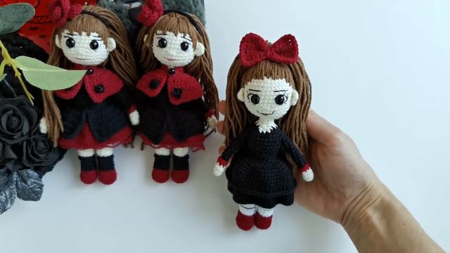 4 готовые куклы. Итоги совместного вязания #свяжемкукол3 смотреть онлайн