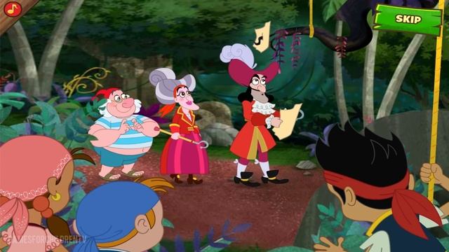 Jake and the NeverLand Pirates - Full Game of A Treasure for Mama Hook - Walkthrough - Disney Jr. смотреть онлайн