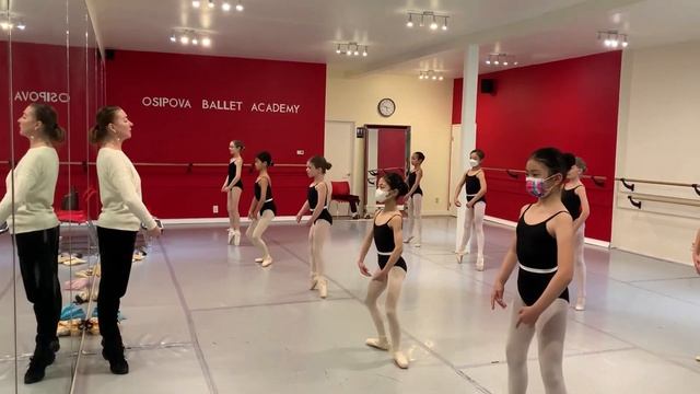 Regular ballet class for girls 10-11 years old, California #ballet #dance смотреть онлайн