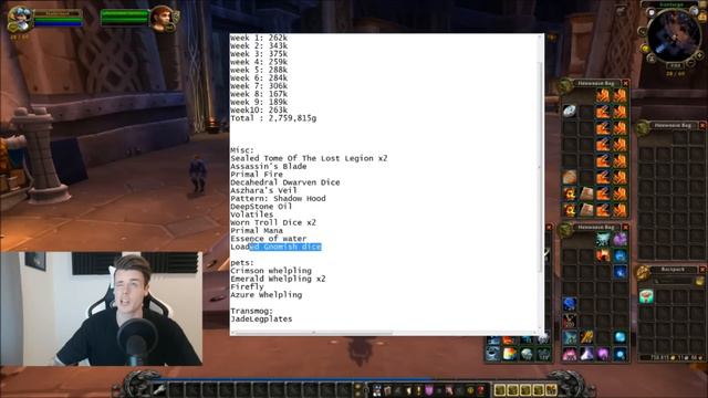 WoW: 10,000,000 GOLD! | Week 10 | смотреть онлайн
