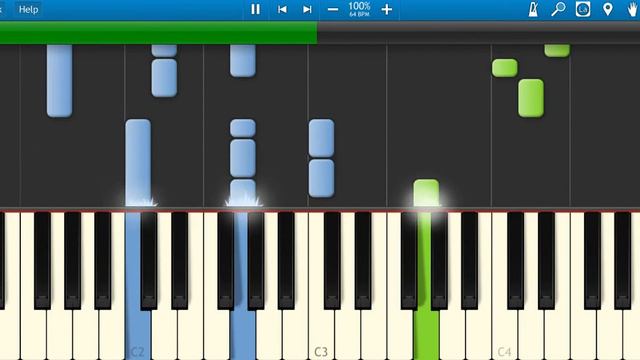 🎹Nolwenn Leroy - Song of the Sea (Lullaby) (Piano Tutorial Synthesia)❤️♫ смотреть онлайн