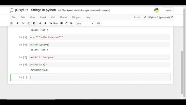 || String In Python  part-1 || HTML By Sachin Sir ||