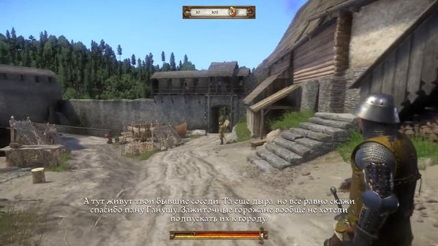 Kingdom Come: Deliverance. Стражник в Ратае. Прохождение PS4 Pro на русском. Часть 10