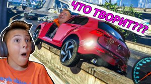 Едем 260 кмч от Полиции на Volkswagen Golf R GTI в GTA 5