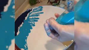 Как нарисовать море эпоксидной смолой