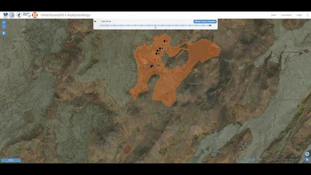 Evolution of Lava Field - Fagradalsfjall Volcanic Eruption in Iceland смотреть онлайн