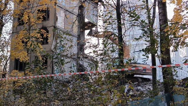 Снос домов в Электростали, улица Пушкина смотреть онлайн
