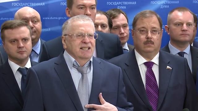 В.В.Жириновский о внешней и внутренней политике РФ. Подход к прессе
