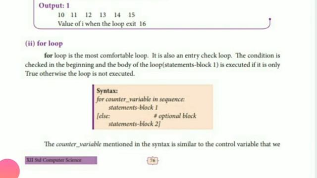12 CS iteration and Loop concept in python смотреть онлайн