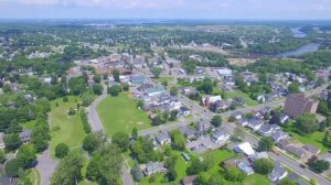 Main St Massena NY Aerial Tour