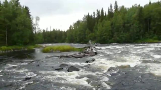 р. Писта, август 2011, порог Хирви, байдарка таймень-3 смотреть онлайн