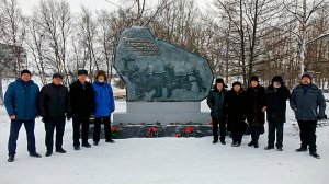 Открытие памятника оленеводам - защитникам Советского Заполярья в с.Ловозеро. 31.12.2020