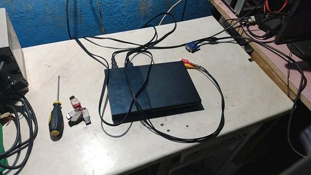 Unboxing Montando PlayStation 2 boot USB e monitor 23 polegadas смотреть онлайн