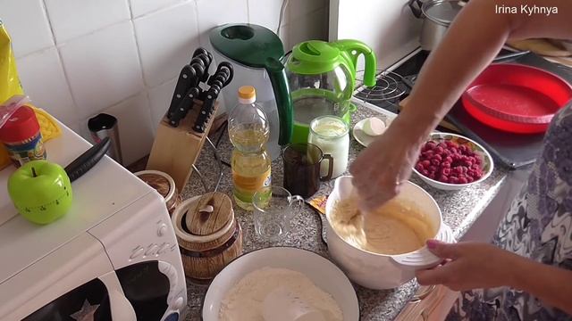 Малиновый Пирог Видео Рецепт Пирога