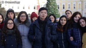 В лесу родилась ёлочка на китайском языке