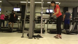 Жим книзу на блоке с канатом