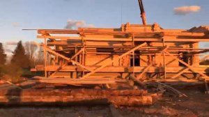 Ручная рубка из хвойных парод Северного леса