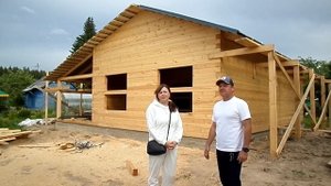 Отзыв: Одноэтажный дом из бруса 10 на 10