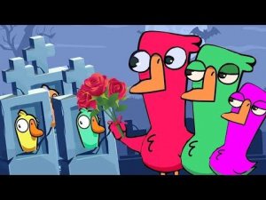 АМОНГУСЬ!  УСТРОИЛИ ПАНИХИДУ ПРЯМО ВО ВРЕМЯ ИГРЫ! - Goose Goose Duck!