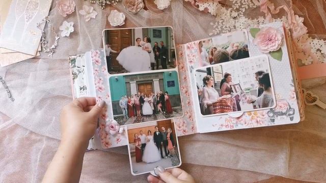 Свадебный альбом своими руками | скрапбукинг | ручная работа scrapbooking смотреть онлайн