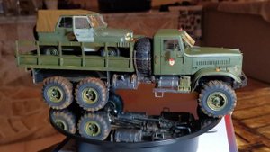 Готовая модель КРАЗ-255В. Масштаб 1:35.