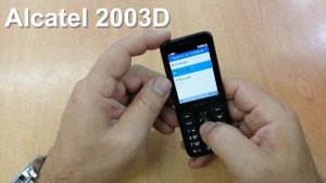 Alcatel 2003d Incoming Call And Ringtones, входящий звонок, мелодии и сигналы сообщений
