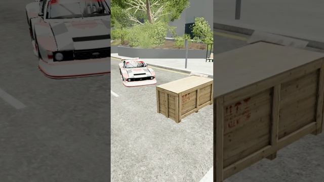 Boxes on the road #1.4 #Shorts #beamng #beamng_drive #beamng_drive_mods #beamng_mod #beamng_crashes