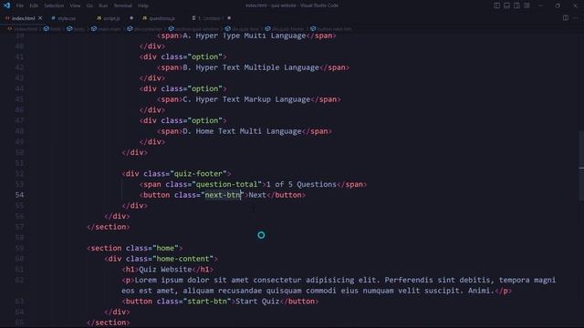 How To Make Quiz Website Using HTML CSS And Javascript смотреть онлайн