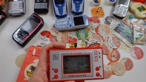 Игра электроника "ну, погоди" с часам и будильником из эпохи СССР! Обзор!