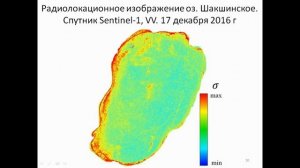 XVI.E.14 - Радиолокационные сигнатуры ледяного покрова эвтрофированного озера - Гурулев А. А.