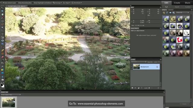 Photoshop Elements Tutorials- Hide Panels смотреть онлайн