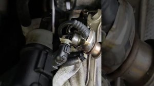 Чистим систему DPF с помощью форсунки AdBlue.
