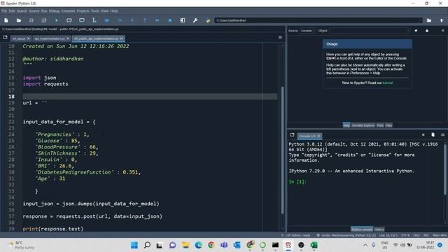 Deploying ML model as Public API using FastAPI and Ngrok in Google Colaboratory
