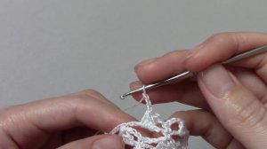 Ажурный колокольчик крючком