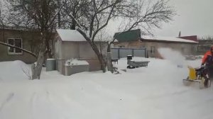 Снегоуборочная приставка к мотоблоку Целина СП-60