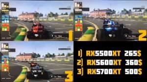 Тест Сравнение Видеокарт Gigabyte Radeon RX 5500 XT 8GB vs RX 5600 XT 6GB vs RX 5700 XT 8GB