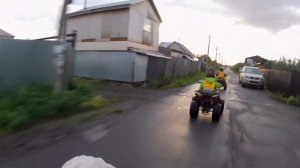 перевернулся на квадроцикле, со скоростью 40 км/ч