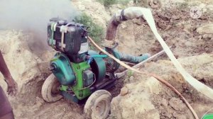 Diesel pumping engine 8hp powerful engine 6 inch boring pakki boring