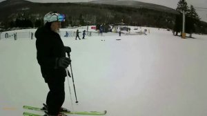 Методика обучения катанию на горных лыжах. Второй урок.