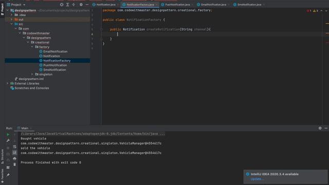 Java || Factory Design Pattern || Factory pattern || Design pattern