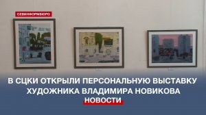 В СЦКИ открыли персональную выставку художника Владимира Новикова