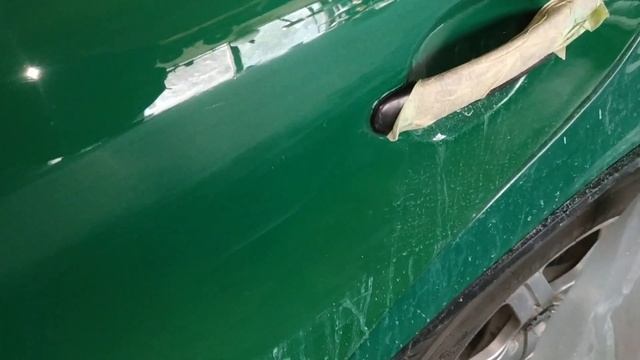 Вид после полировки перехода, покраска  Акрил-- переход под старый Лак . Результат.