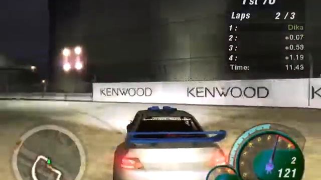 NFS Underground 2 URL Race 23 смотреть онлайн