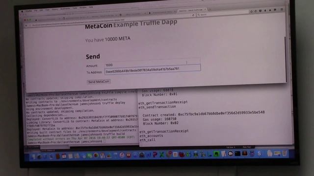 Ethereum Dallas Meetup #2 - Truffle Demo (4/7/2016) смотреть онлайн