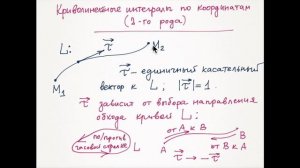 Криволинейные интегралы