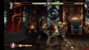 Mortal Kombat 9 лестница играю за скорпиона
