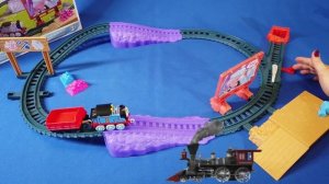 Томас и Хрустальные шахты HGY83 ! Новая железная дорога, сборка и обзор. #томас #паровозик #игрушки