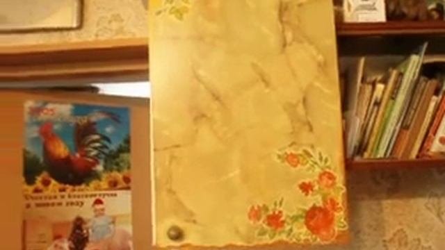Декупаж.Подарок своими руками-декупажная картина на пенопласте и ДВП